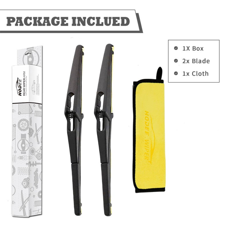 HODEE (Pack of 2) Rear Wiper Blade Set Replacement for Jeep Renegade 2015-2020,Rear Window Accessories,Back Windshield Assembly - Image 5